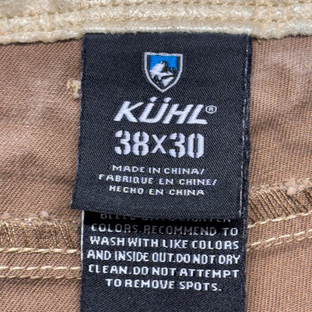 Kuhl Pants Mens 38x30 Brown Vintage Patina Dye Hiking Utility Outdoor Canvas - Picture 4 of 11